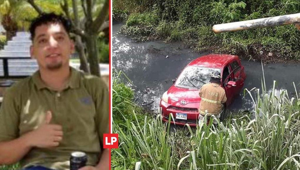 Hombre muere al caer con su auto a un crique de La Lima