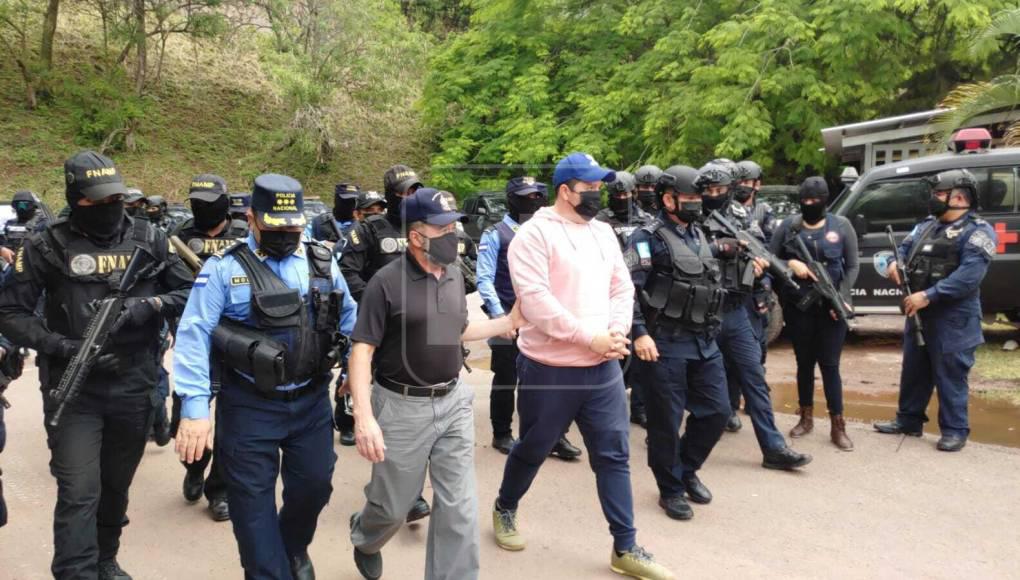 Rafael Cáceres Soto, último hondureño capturado por ser requerido en extradición por Estados Unidos y Panamá. Fotografía: Opsa.