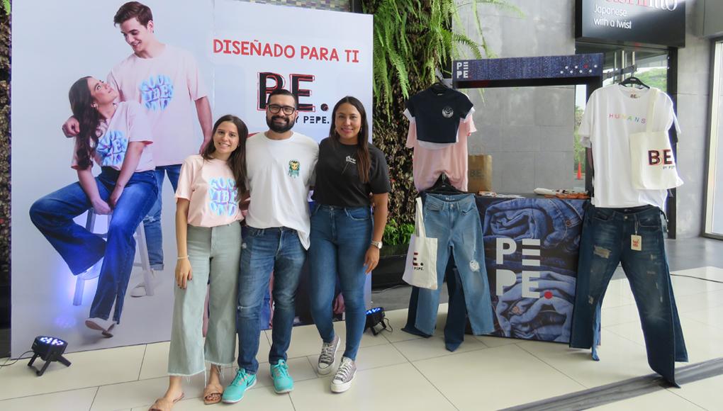 En el lanzamiento participó la marca Pepe, realizando sorteos con la ruleta, premiando a los asistentes.