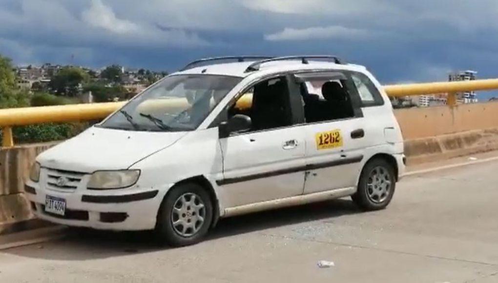 Matan a pasajero de taxi y dejan herida a una mujer en Tegucigalpa