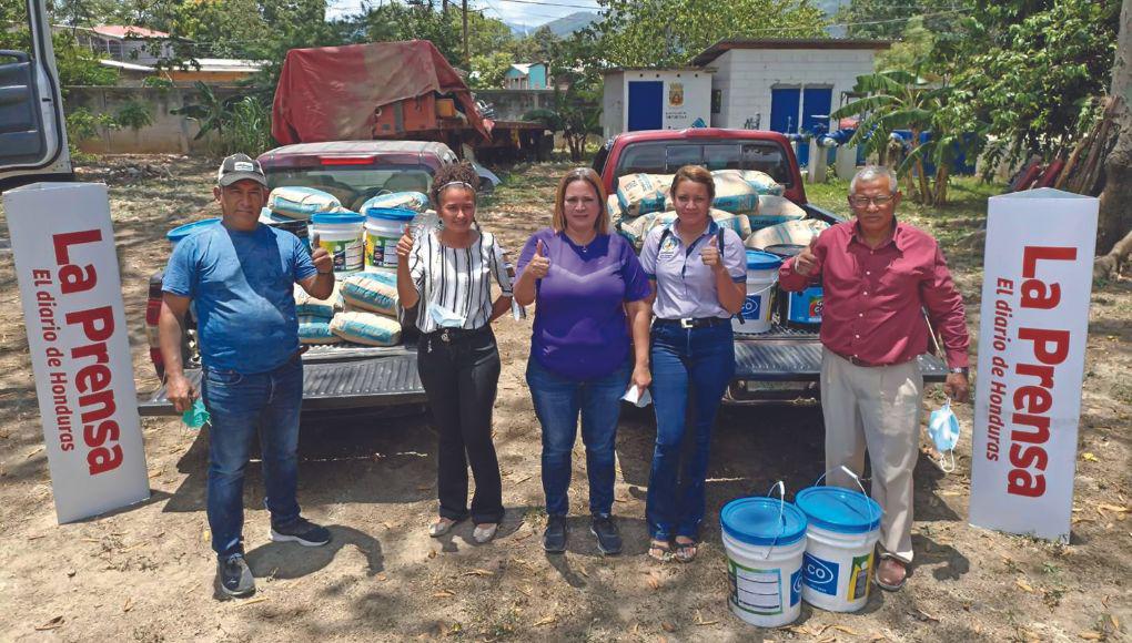 Progreso dona L80,921 en materiales a centros escolares de Chamelecón