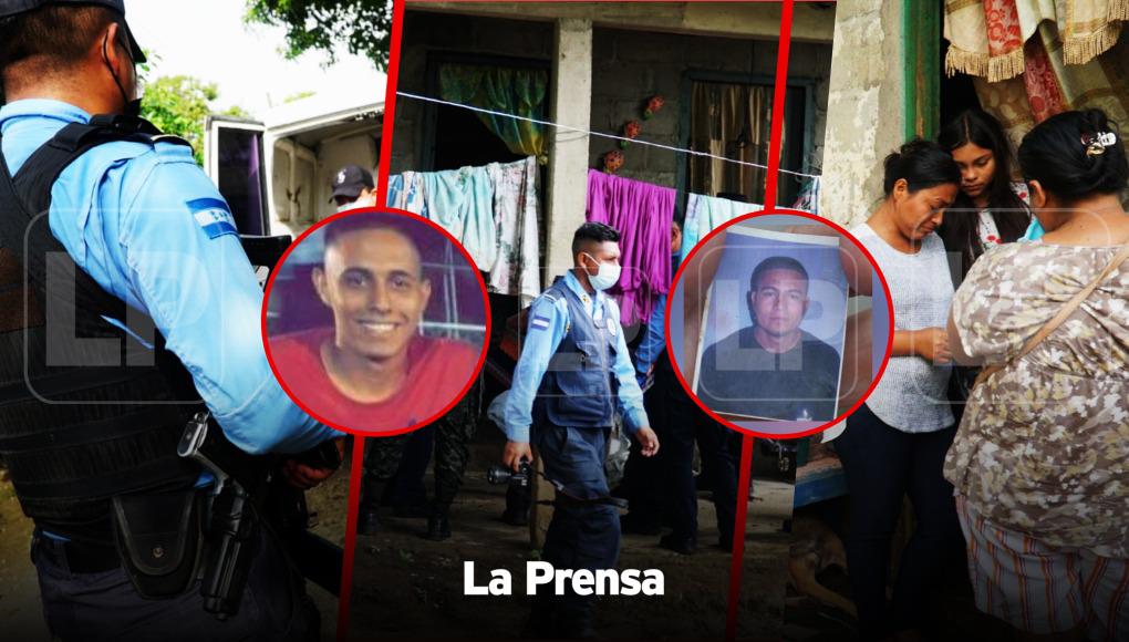 Dos jóvenes fueron ultimados en sus casas en la colonia Los Laureles del sector Chamelecón.