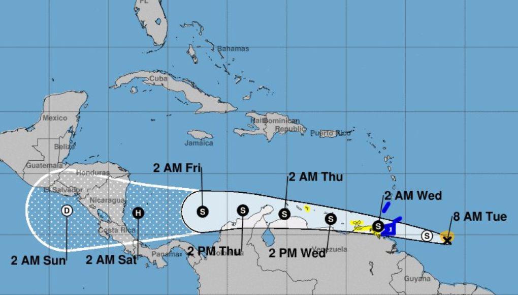 Trayectoria de Bonnie: ¿por dónde pasará y cómo afectará a Honduras?