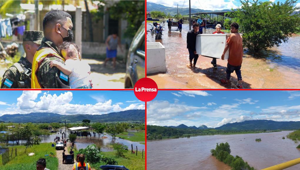 La alerta roja sobre el valle de Sula ha obligado a miles de familias a abandonar sus casas, sin saber cuándo regresar ni hacia dónde irán. 