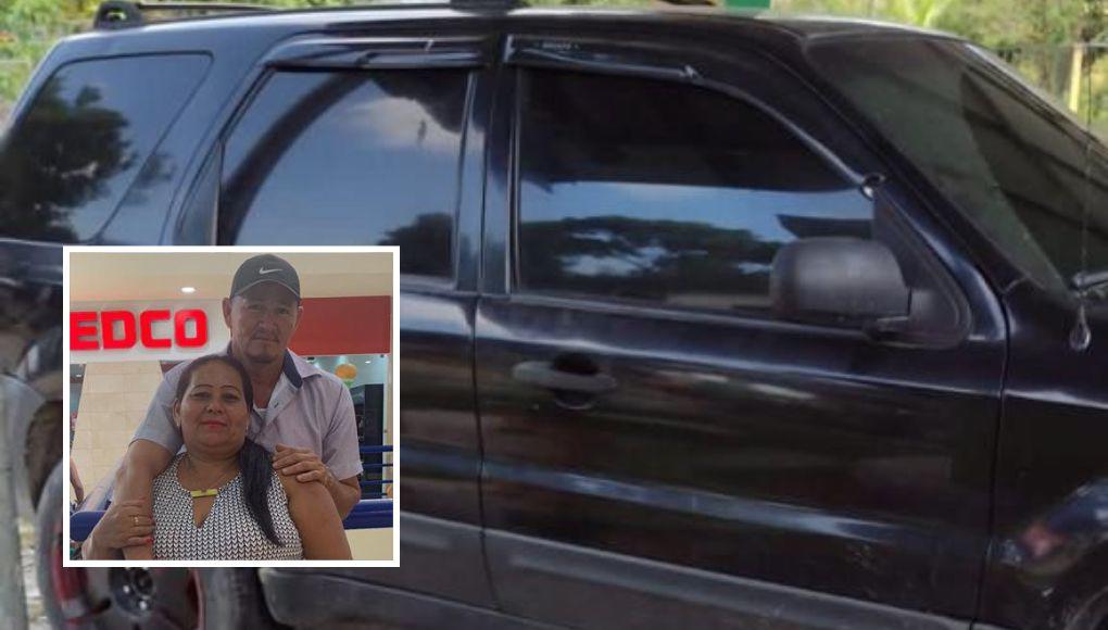 Hallan muerta a pareja dentro de camioneta en Esparta, Atlántida