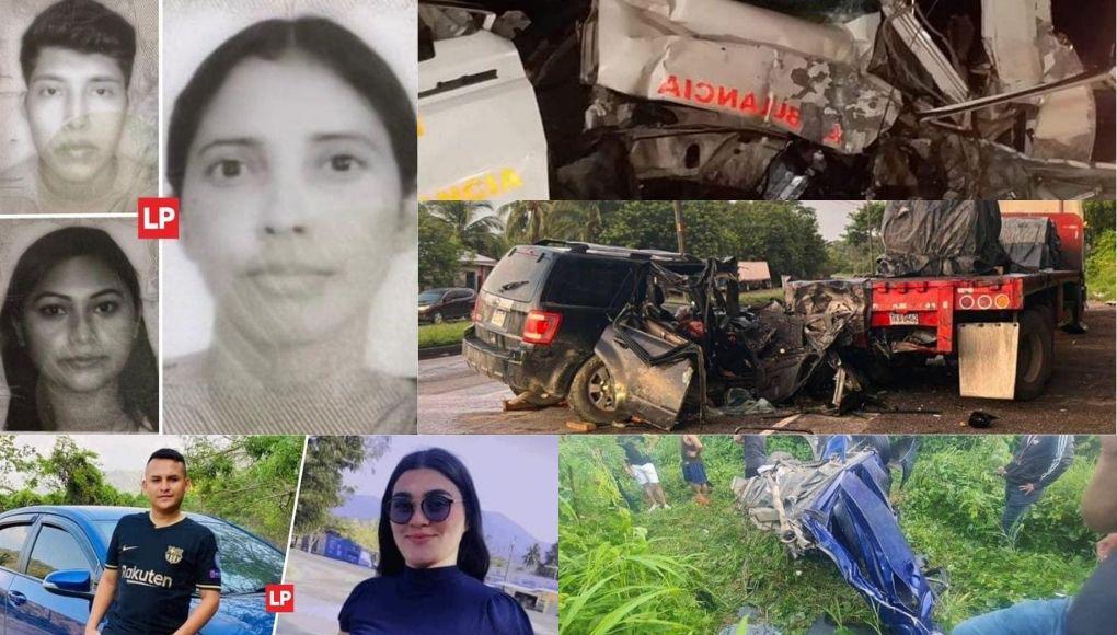 Día de luto: 11 personas muertas, saldo de tres accidentes en Honduras