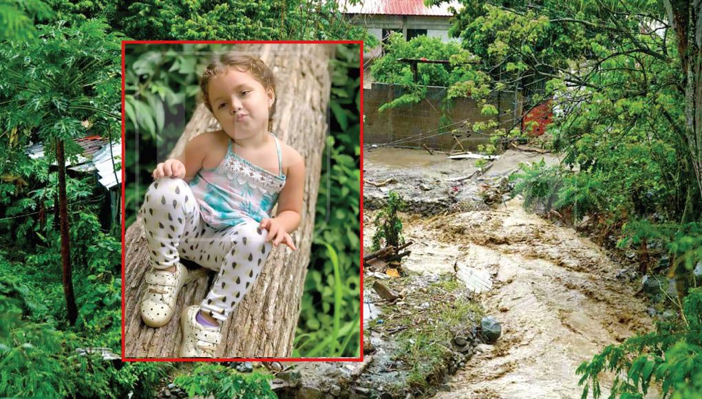 Pamela, la pequeña que murió arrastrada por la corriente en Cofradía