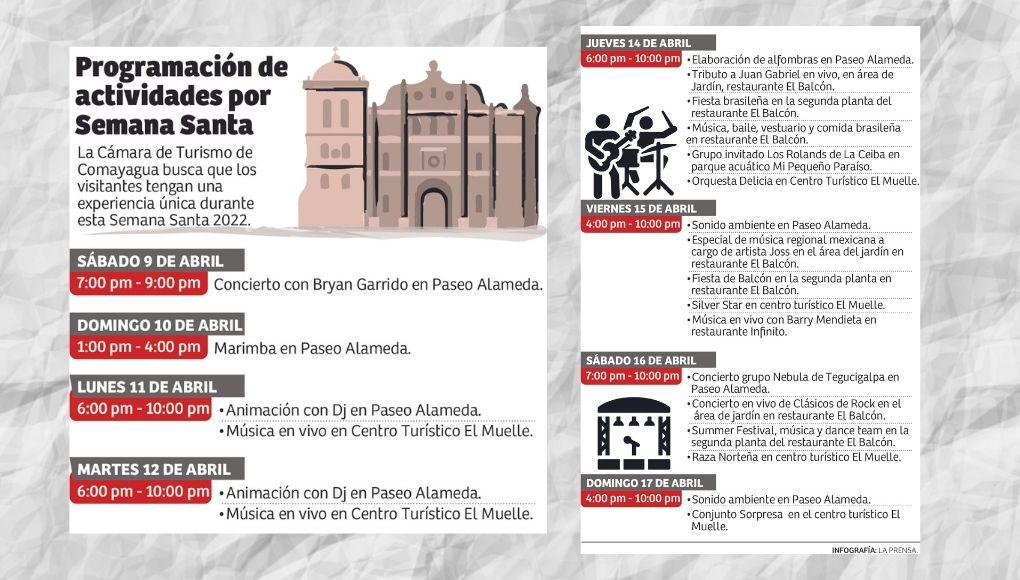 Actividades por Semana Santa en Comayagua