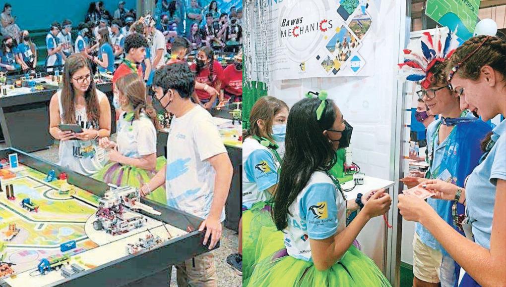 Ayer los jóvenes hondureños mostraron su proyecto e interactuaron con los demás competidores de los demás países.