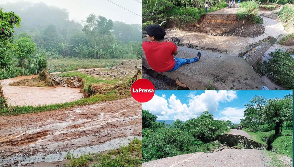 Fantasma de Iota y Eta: estragos por lluvias en el occidente de Honduras (FOTOS)