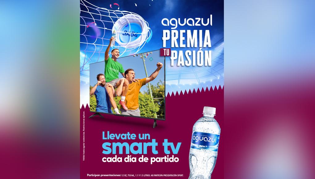 Aguazul premia tu pasión futbolera este fin de año
