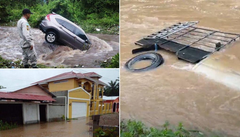 Las lluvias provocadas por el huracán Julia, el cual en las próximas horas se degradará a tormenta tropical, ya están dejando zonas bajas inundadas y decenas de personas evacuadas en varias partes del país.