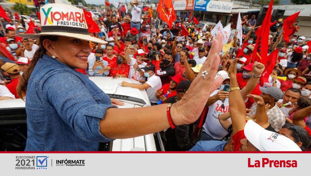 “Le pondremos rostro de mujer a la presidencia”: Xiomara Castro en recorrido por Atlántida