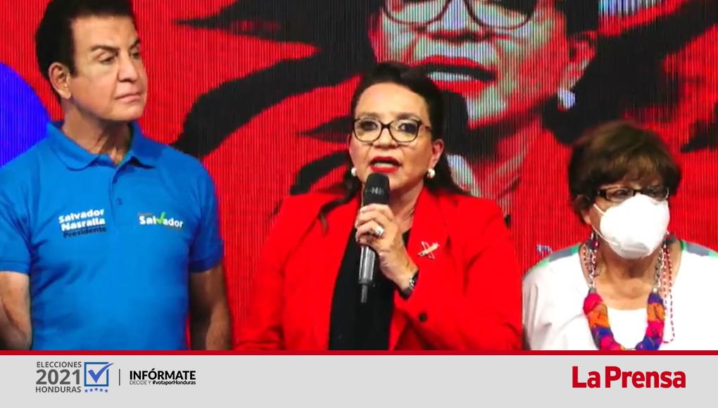 Xiomara Castro es la virtual presidenta de Honduras.