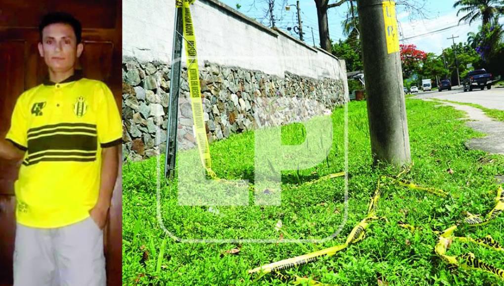 En la intersección de la 3 calle, 24 avenida noroeste, de la colonia Moderna fue donde se suscitó el hecho en el que perdió la vida Wilson Ariel Pérez, según la versión de la Policía Nacional.