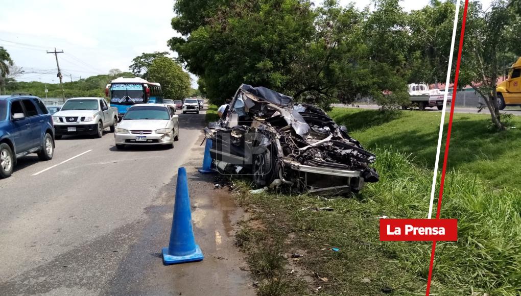 Doctor se salva de morir tras impactar contra rastra en Villanueva