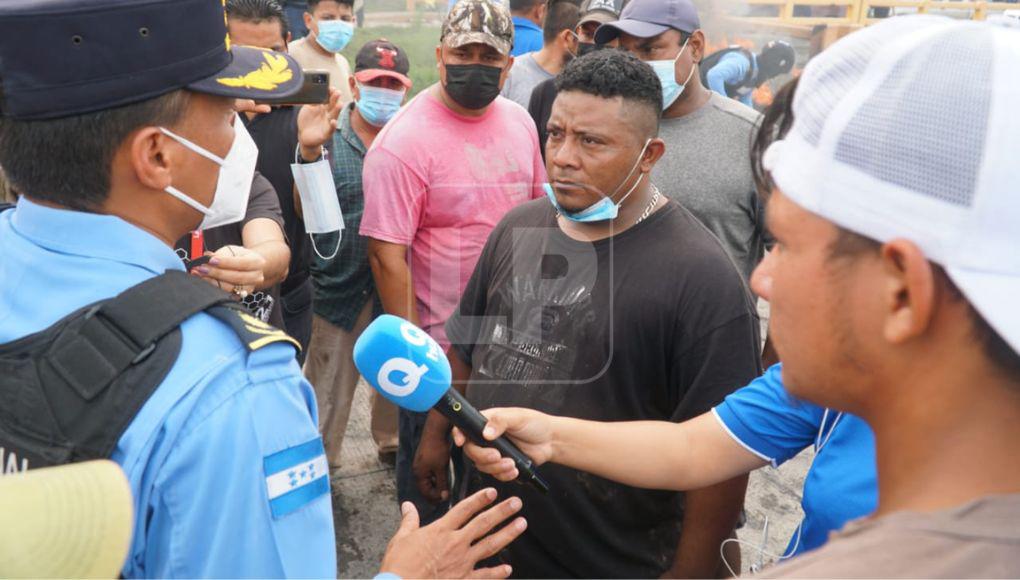 El desalojo para la habilitación de la carretera fue de forma pacífica.