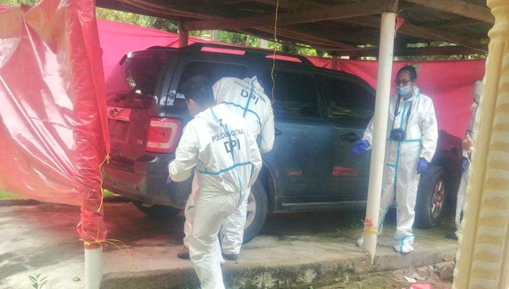 El vehículo fue inspeccionado por la DPI.