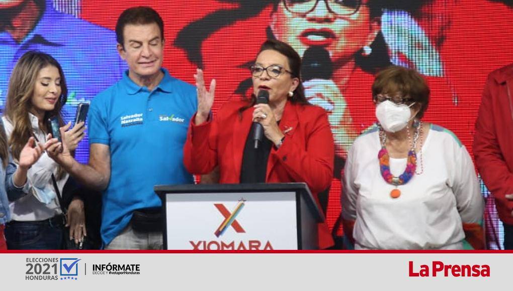 Xiomara Castro encabeza resultados oficiales de las elecciones en Honduras