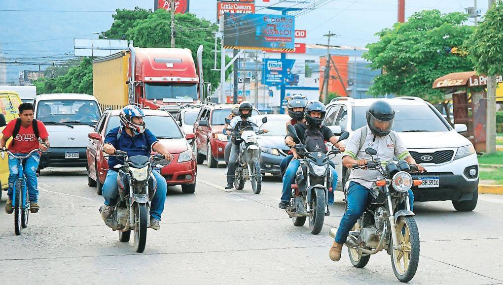 En Honduras hay tres motos por cada carro