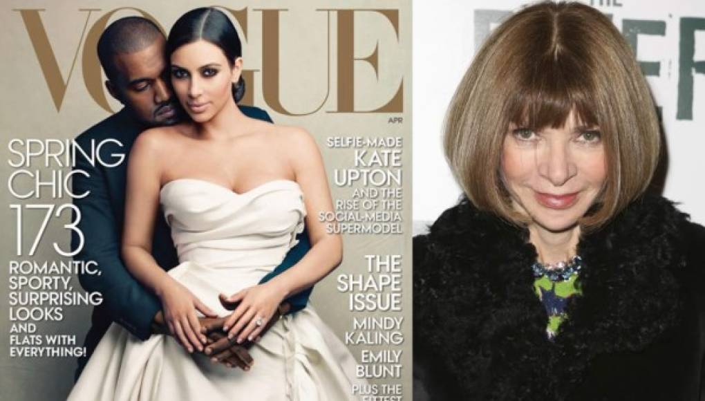 Anna Wintour admite que la portada de Kim y Kanye en Vogue no era de su gusto