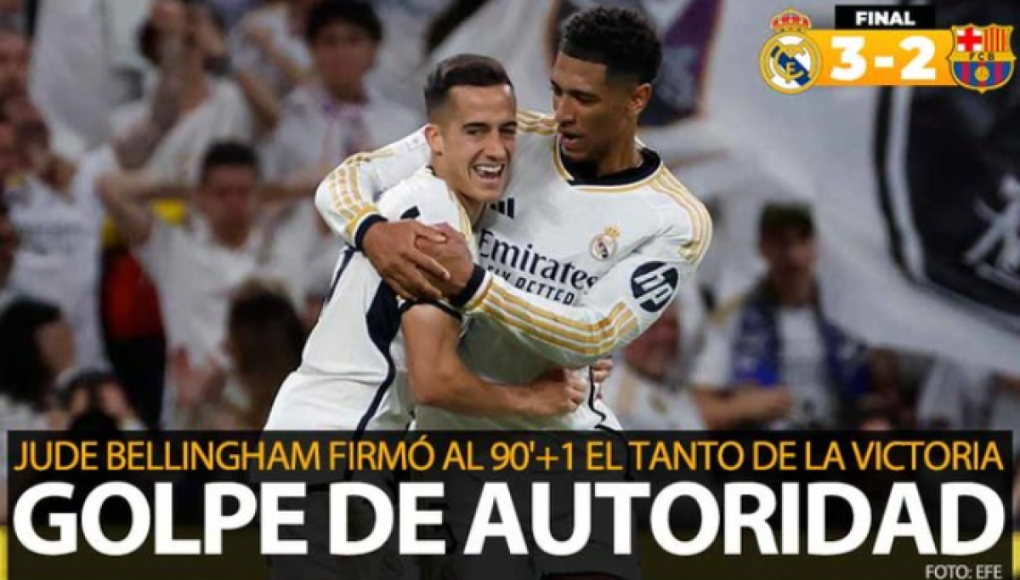 Medio Tiempo divulga que el Madrid ha dado un “golpe de autoridad” en el campeonato de España.