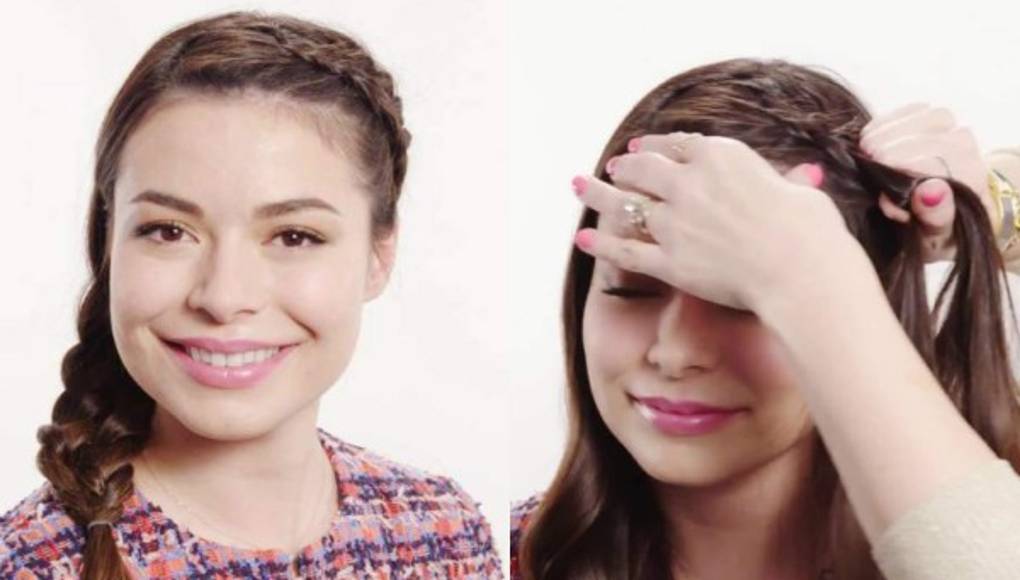 Miranda Cosgrove enseña a hacer trenzas
