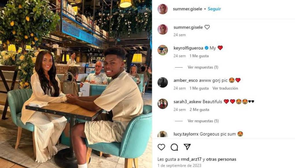 En su tiempo libre, Keyrol y Gisele salen a pasear por las calles de Liverpool, Inglaterra.