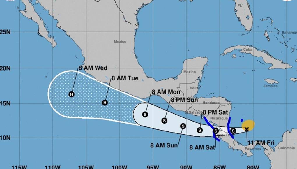 La tormenta tropical “Bonnie” amenaza con inundaciones en Centroamérica