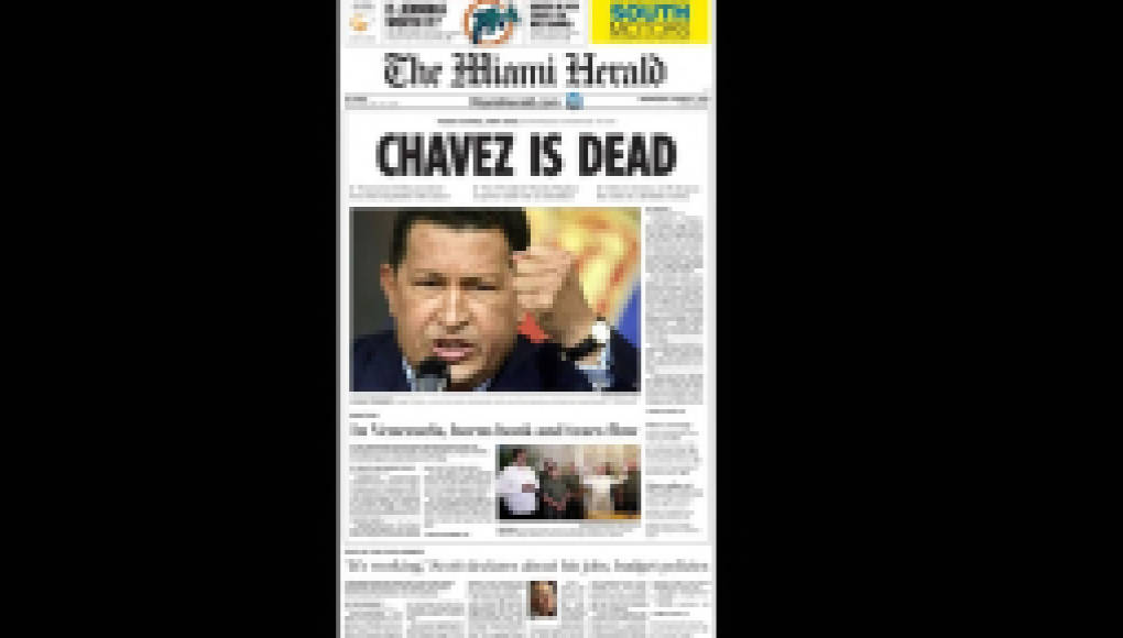 Fotogalería: La muerte de Hugo Chávez en los diarios del mundo