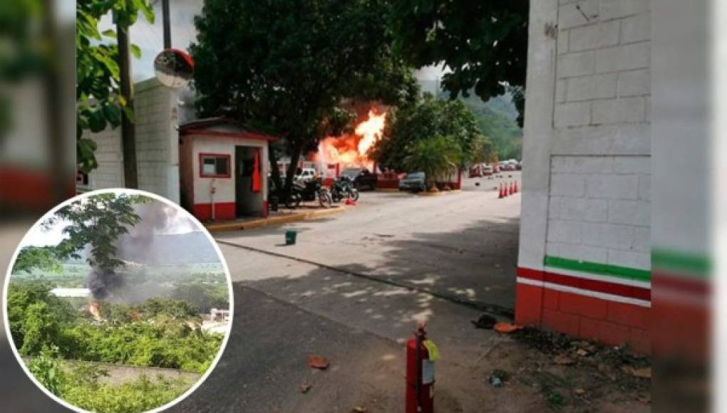 Controlan incendio en planta de gas en municipio de Villanueva