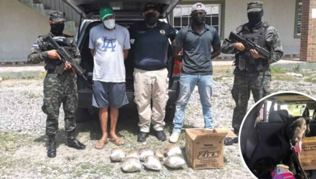 En retén militar encuentran paquetes de droga en La Ceiba