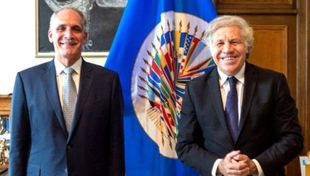 Presidenciable Nasry Asfura se reúne en Washington con Luis Almagro