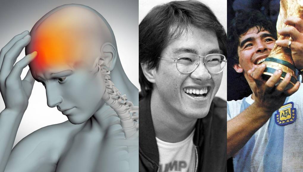 Hematoma subdural, el terrible trauma que sufrieron Akira Toriyama y Diego Maradona