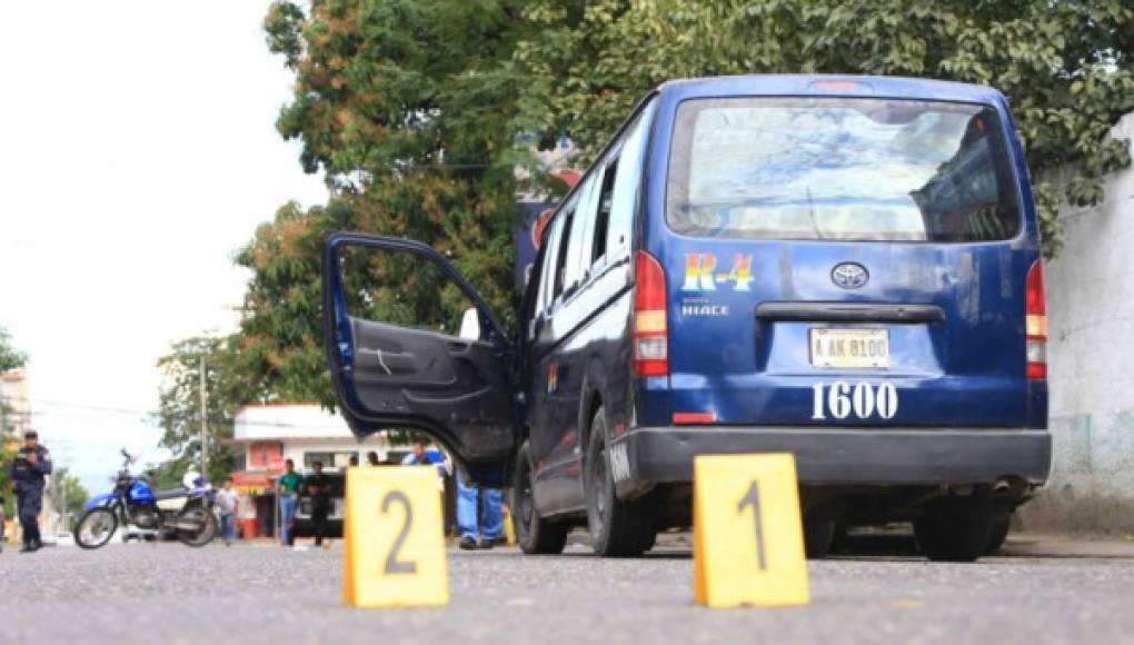 Matan a conductor de rapidito en San Pedro Sula
