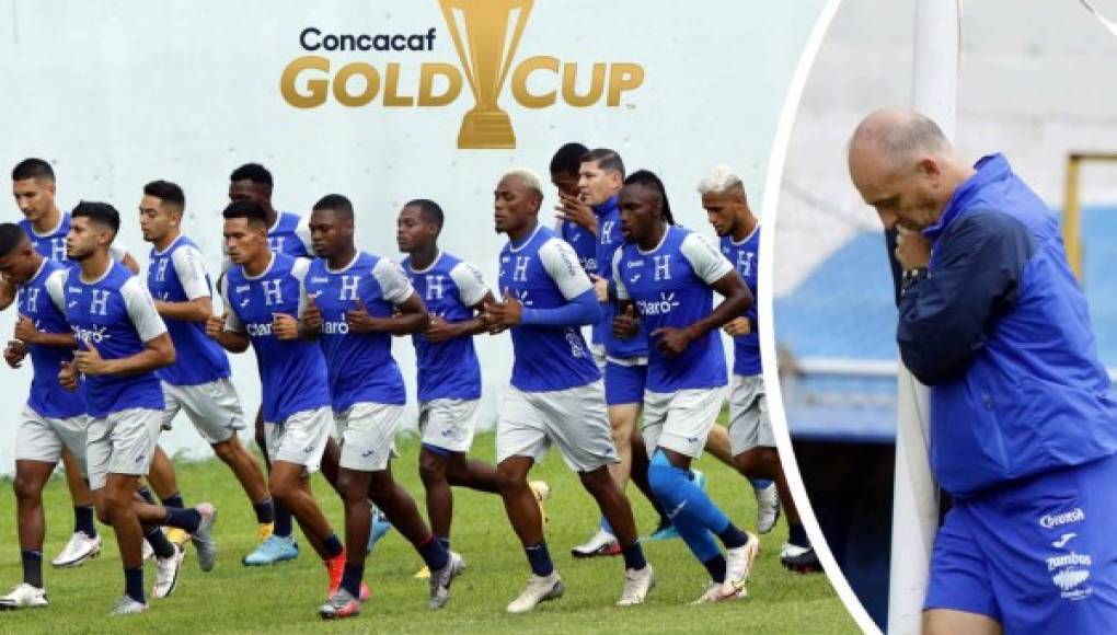 ¡Malas noticias! La sensible baja que tendría Honduras para el debut en la Copa Oro 2021