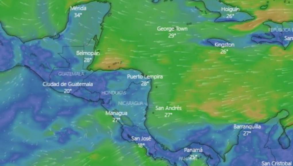 Se forma primer sistema de baja presión en el Atlántico y se dirige a Centroamérica