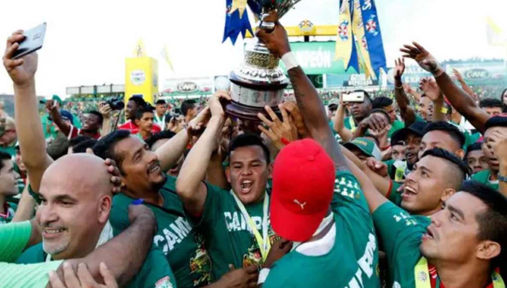 Kevin Espinoza fue titular en la final que Marathón le ganó al Motagua en mayor de 2018 para quedar campeones del Torneo Clausura, tras vencer en penales 5-4 al Ciclón en el estadio Yankel Rosenthal.