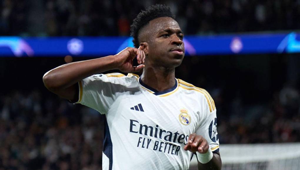 Así celebró Vinicius Júnior su golazo frente al RB Leipzig en la Champions.