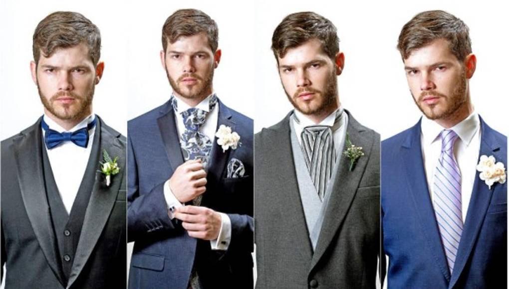 Trajes fits destacan con estilo al cuello