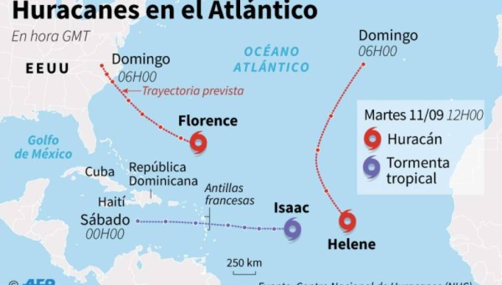 Islas del Caribe se preparan para el impacto del huracán Isaac