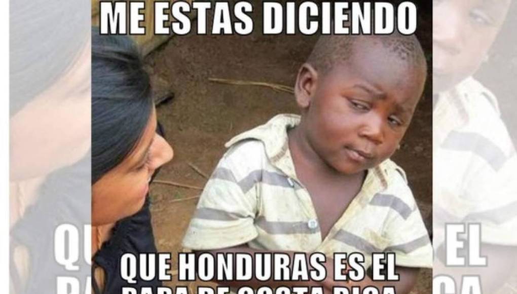 Los divertidos memes previos al Honduras-Costa Rica por clasificar a Copa América
