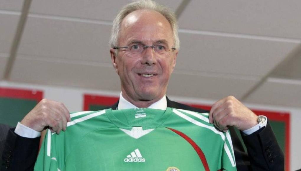 Erikson es recordado en Honduras ya que estuvo en San Pedro en el 2009 Sula como DT de la selección de México. En esa ocasión el Tri perdió 3-1 y el sueco fue despedido del banquillo.