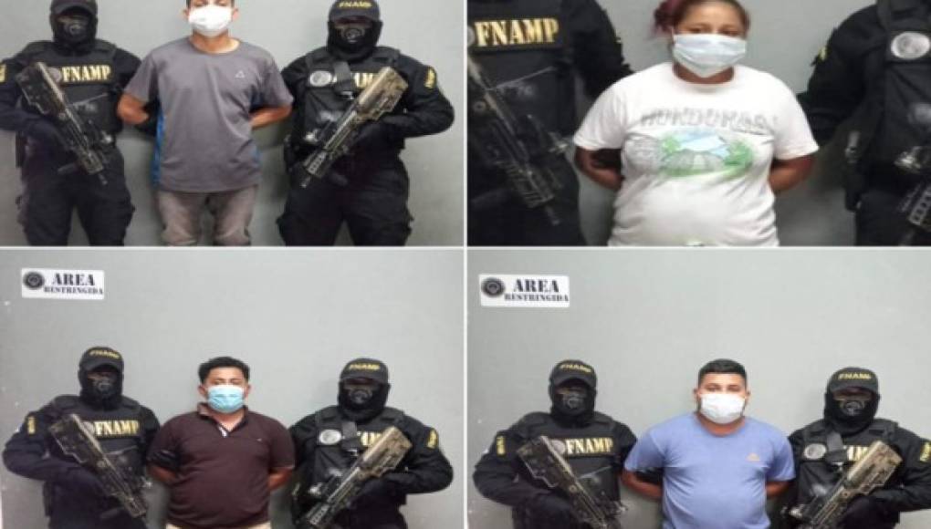 Capturan a cuatro supuestos pandilleros durante operativo en Choloma