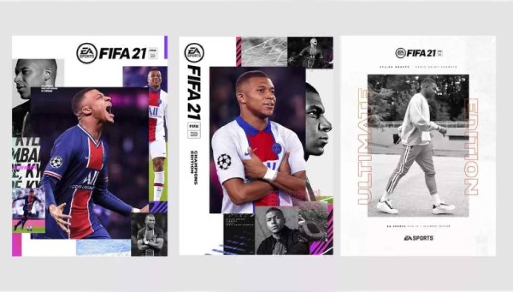 Kylian Mbappé confirmado para las tres portadas de FIFA 21