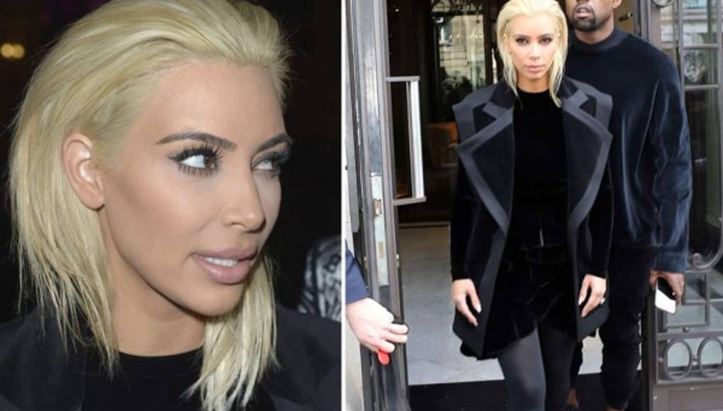 ¡Kim Kardashian ahora es rubia!