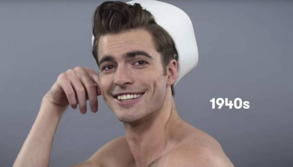 100 años de belleza masculina resumidos en 90 segundos