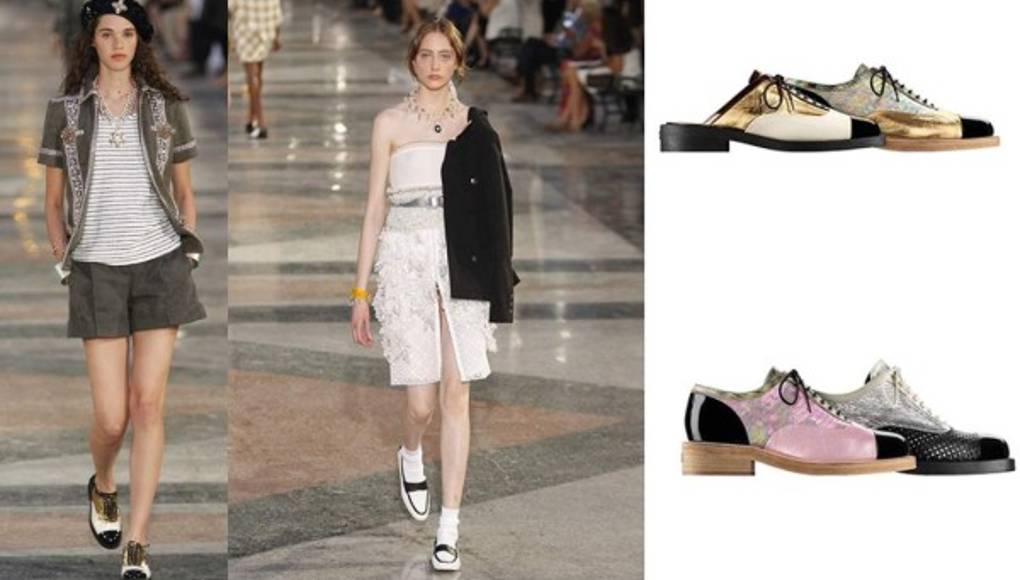 Chanel le da un nuevo aire al calzado Derby