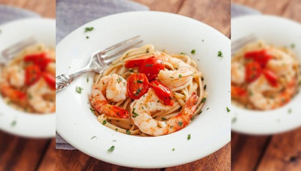 Receta de espaguetis pomodoro con camarones&nbsp;&nbsp;