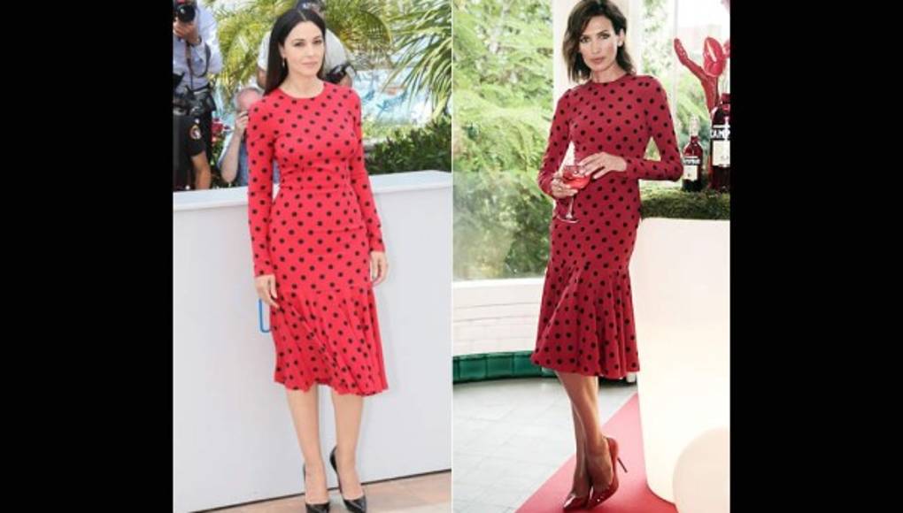 Dos mujeres un mismo vestido ¿Quién lo luce mejor?